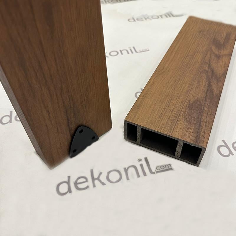 Akçaağaç Kompozit Seperatör Duvar Bölme Profili 4*10*300 cm