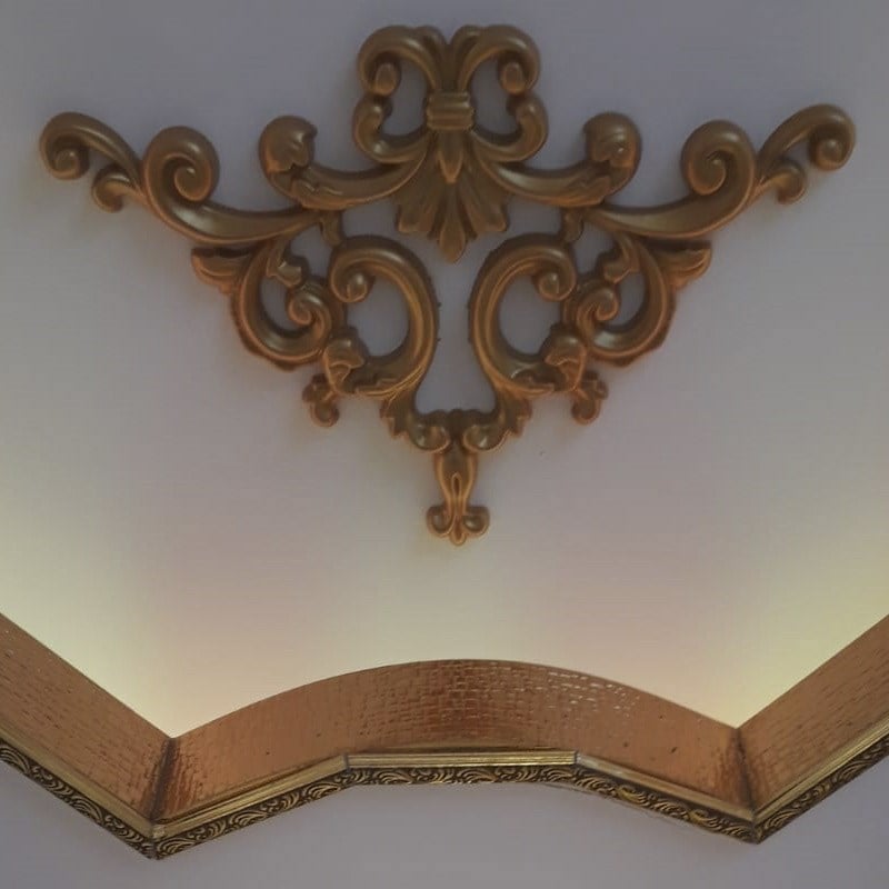 Altın D19 Saray Tavan Köşe Motif 41*26 cm