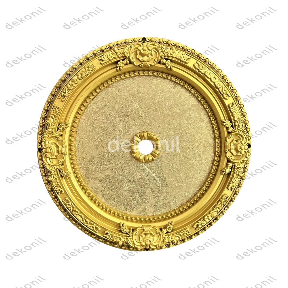 Altın Oval Saray Tavan 60 cm