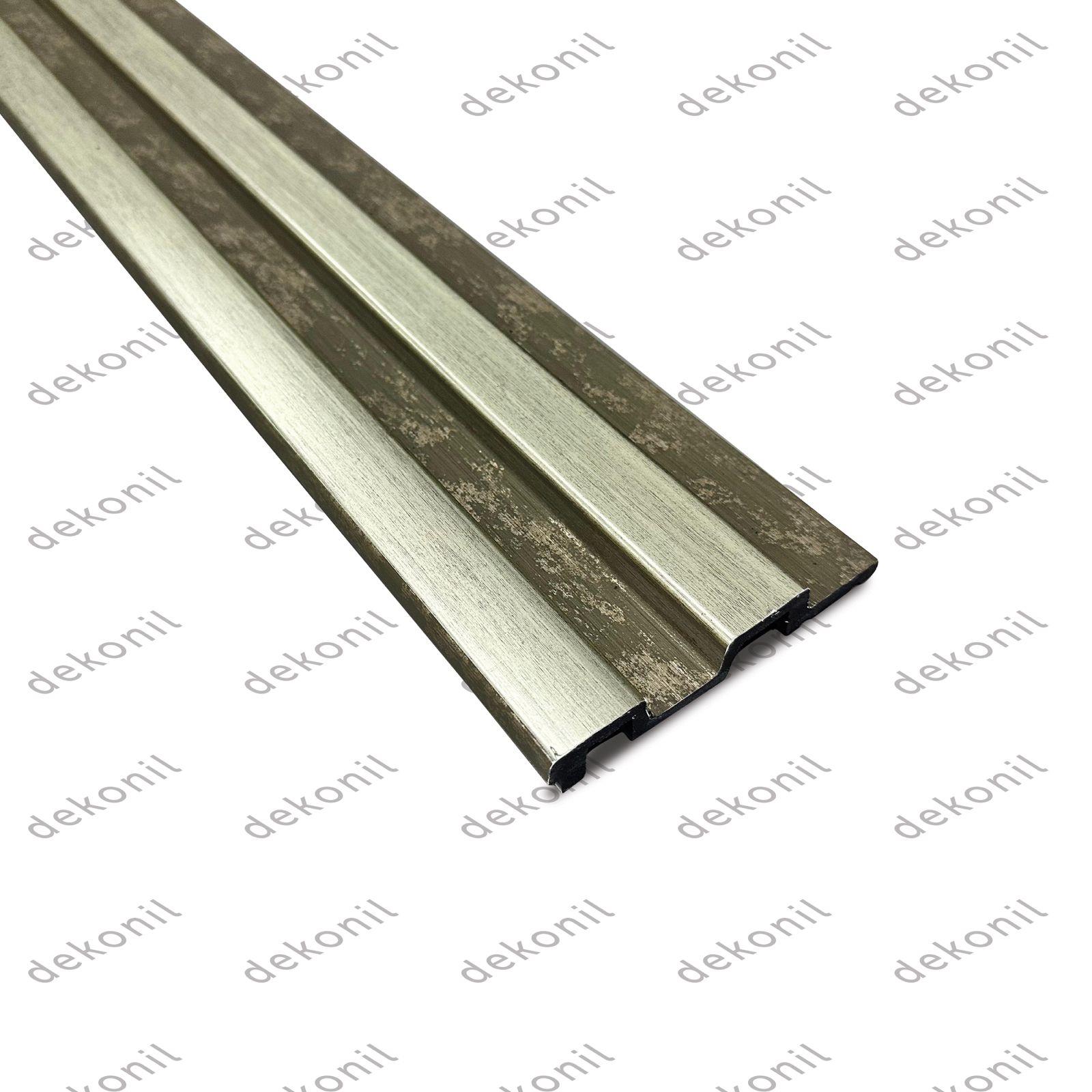 Antik Gümüş Duvar ve Tavan Lambri 12cm