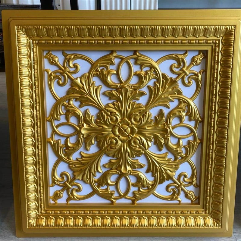 Avangarde Altın Pvc Tavan Paneli 60*60 cm