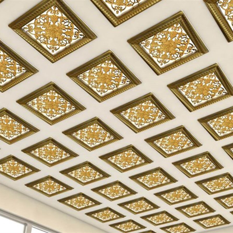 Avangarde Altın Pvc Tavan Paneli 60*60 cm