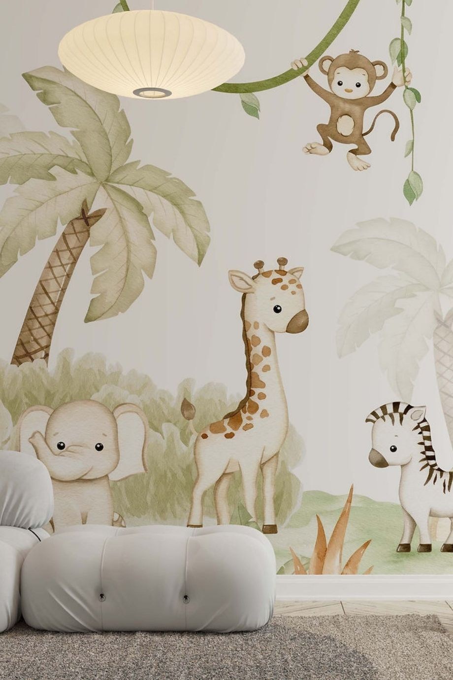 Baby Room Personalized Print Wallpaper