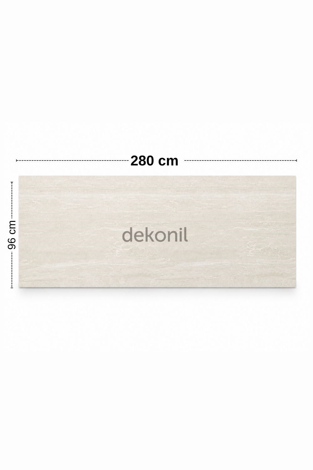Bej Traverten Desenli SPC Duvar Paneli 96 *280 cm (2,70 m²)