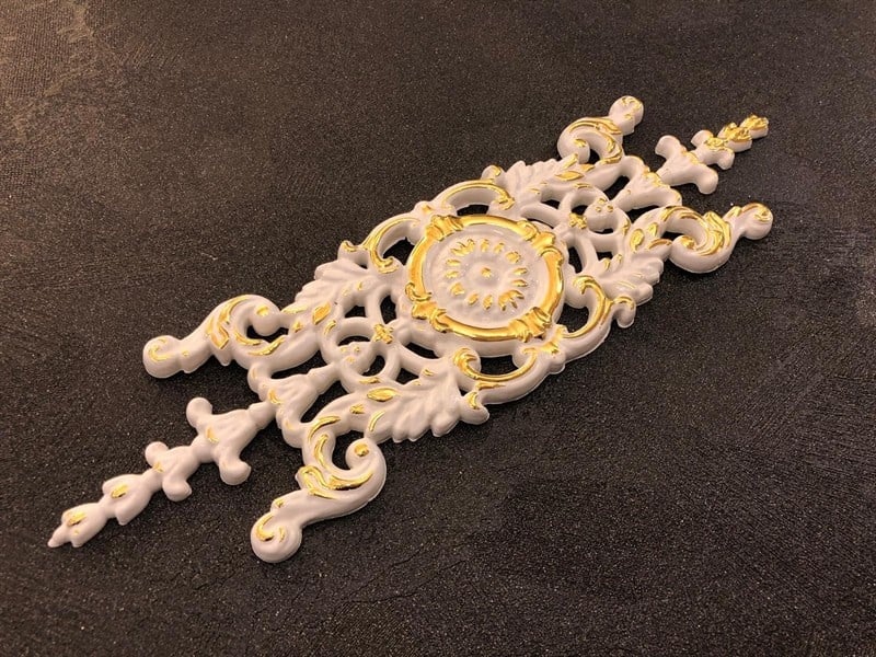 Beyaz Altın Motif 8,5*30 cm