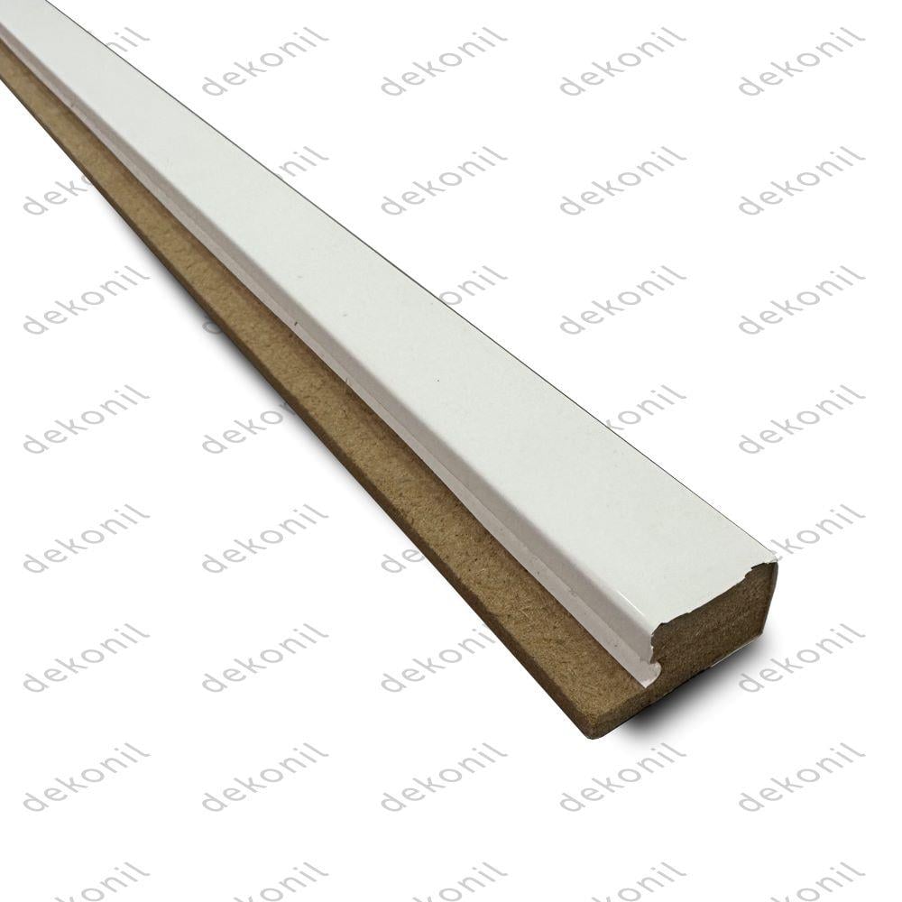 Beyaz Mdf Sağ Bitiş Kapama Çıtası 3 cm