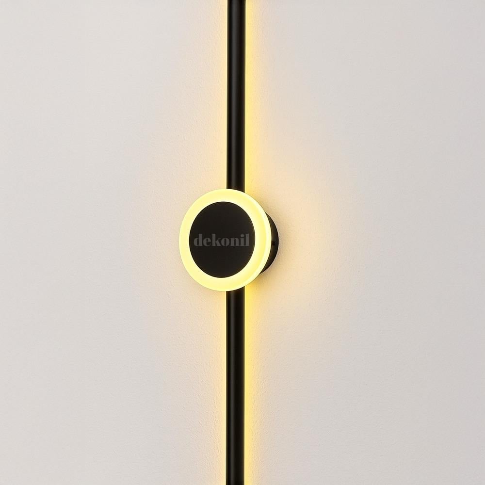 Black Cosmos Şarjlı Kablosuz LED Aplik