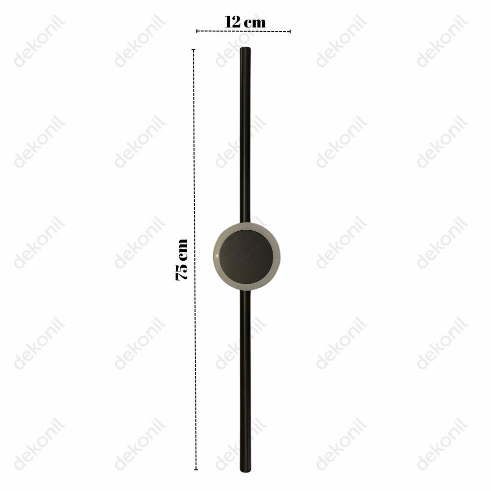 Black Cosmos Şarjlı Kablosuz LED Aplik