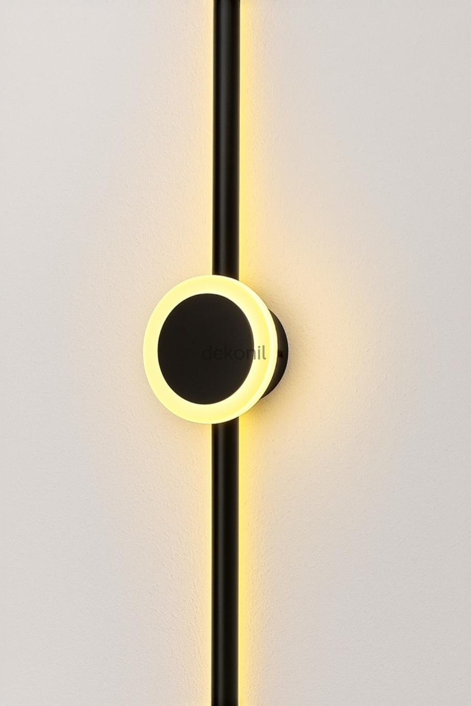 Black Cosmos Şarjlı Kablosuz LED Aplik