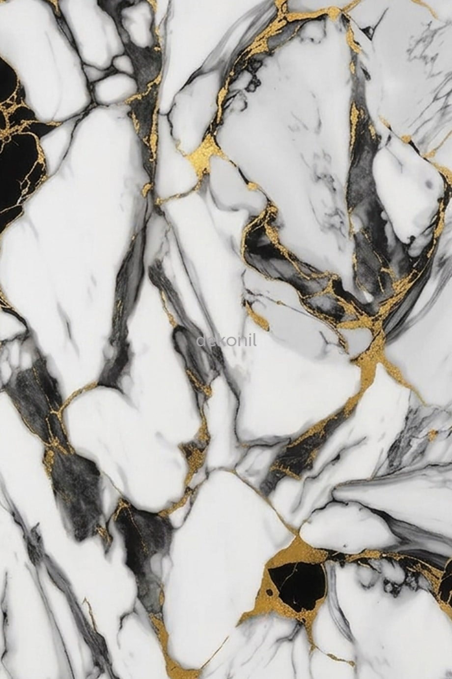 Black Gold Mermer Desenli Pvc Duvar Paneli 122*244cm