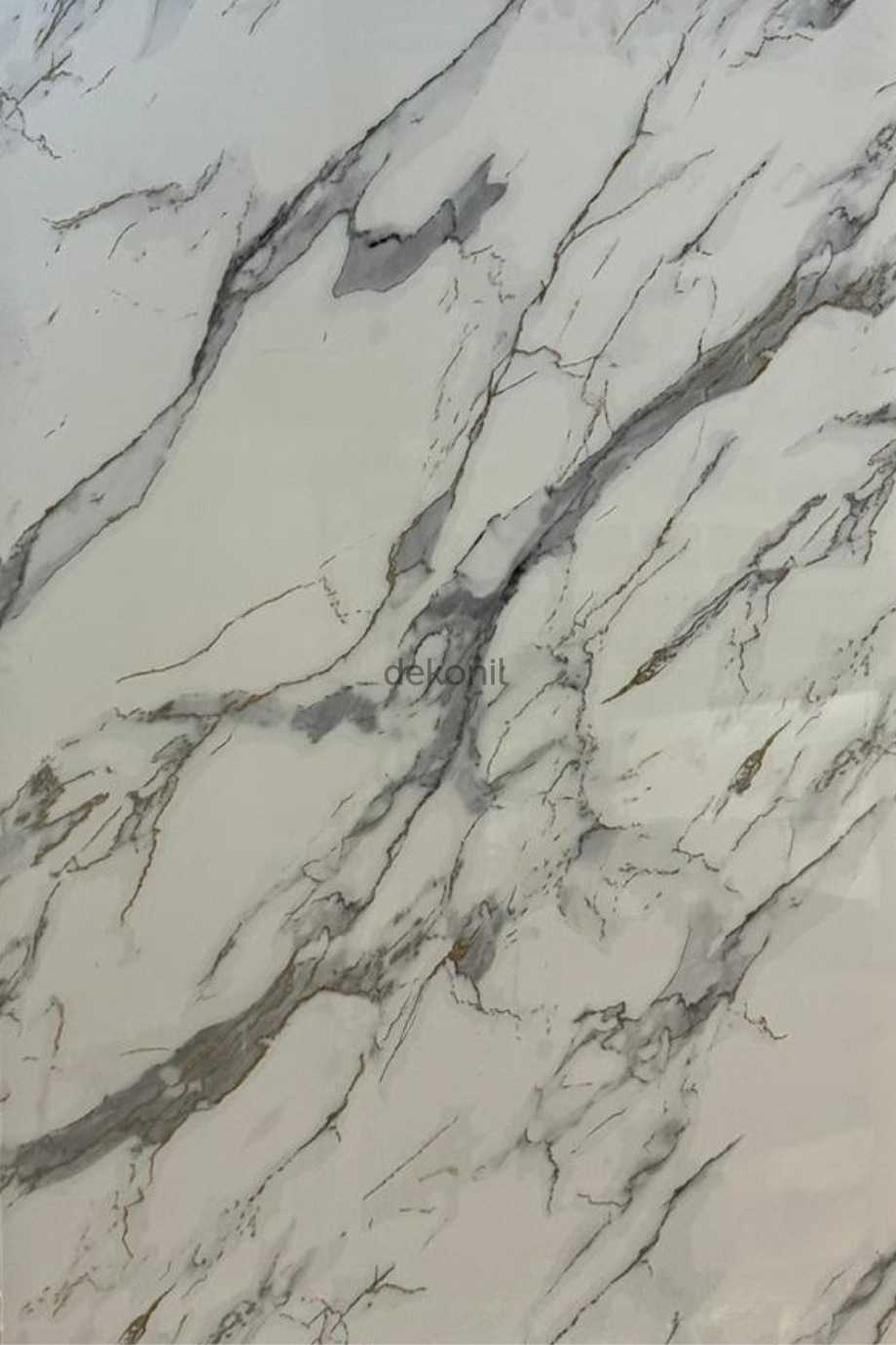 Calacatta Cream Light Mermer Desenli Pvc Duvar Paneli 122*244cm