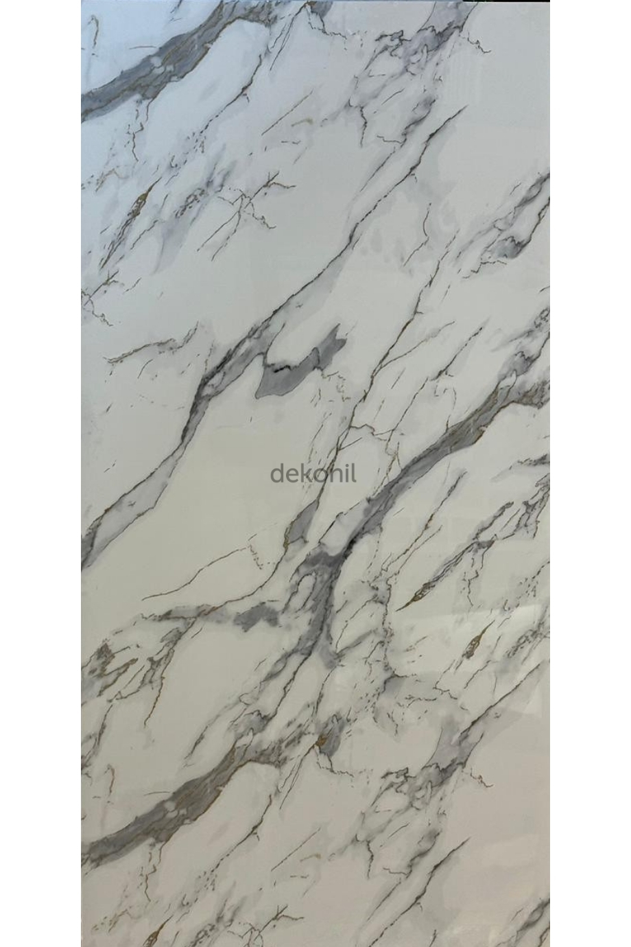 Calacatta Cream Light Mermer Desenli Pvc Duvar Paneli 122*244cm