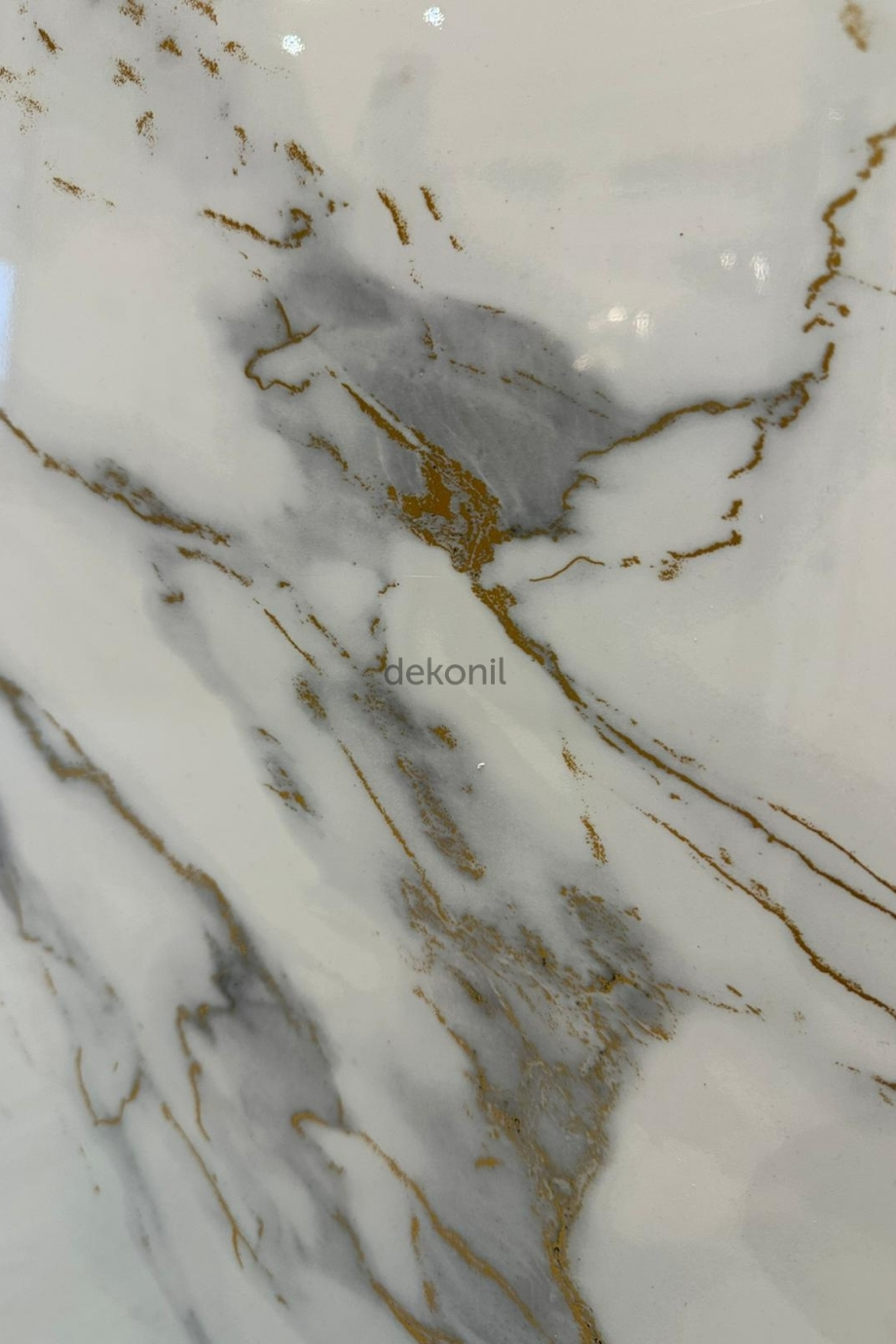 Calacatta Cream Light Mermer Desenli Pvc Duvar Paneli 122*244cm