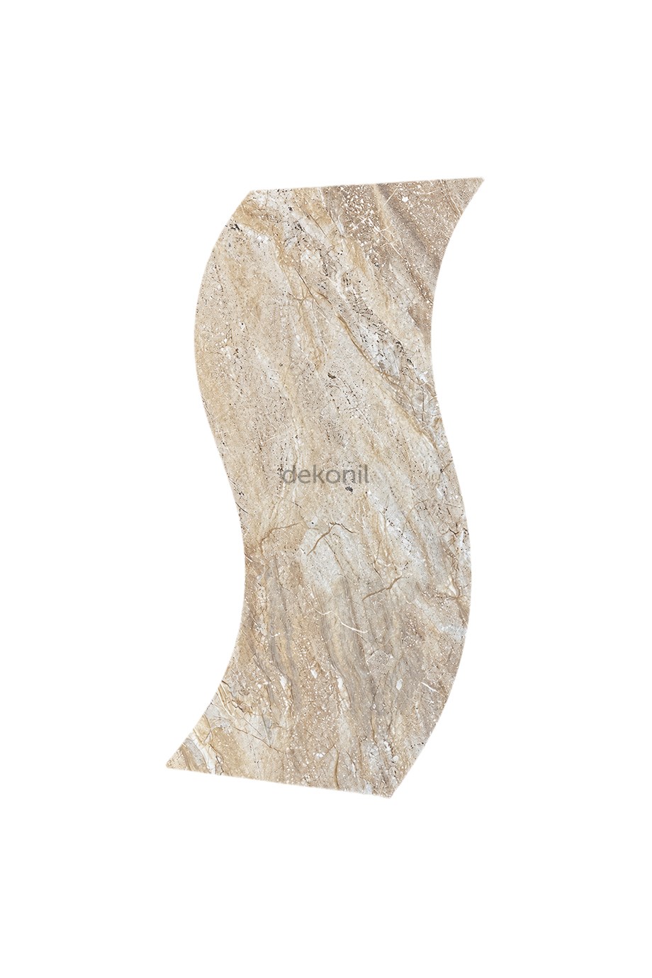 Caramel Mermer Desenli Flexinil Stone İnce Esnek Doğal Taş Panel 50*100 cm