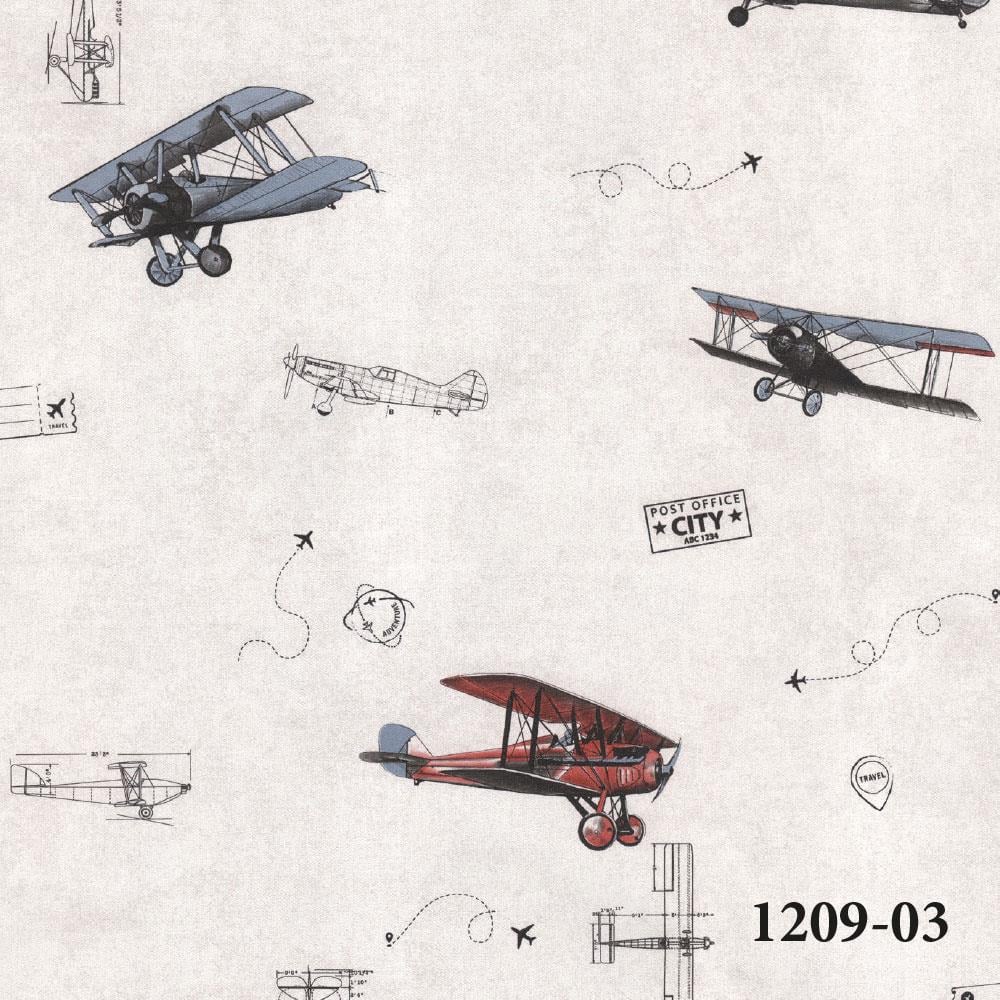 Decowall Deco Junior Kids Room Wallpaper 1209-03