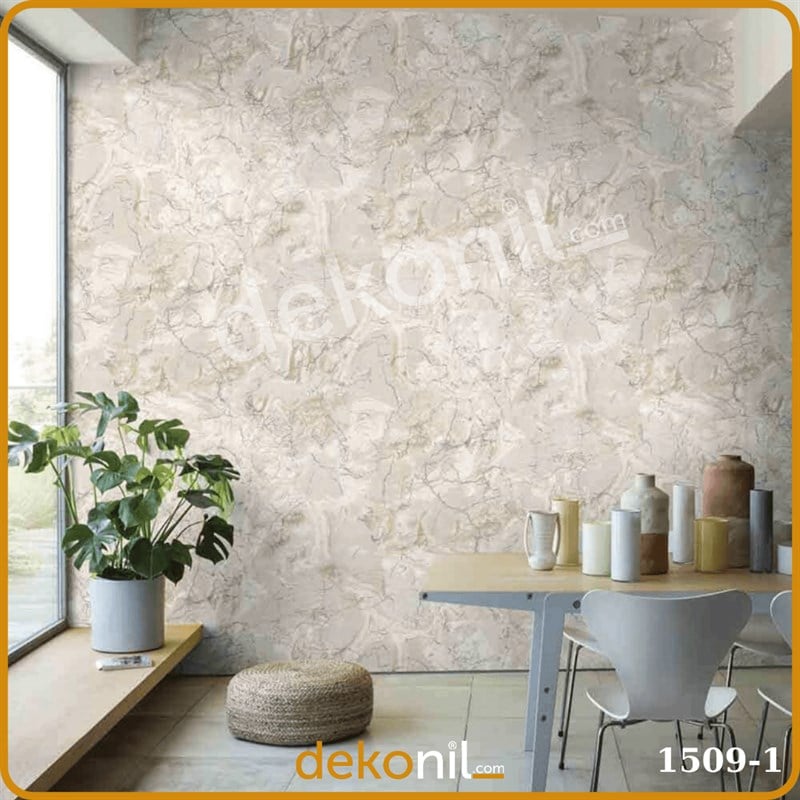 Decowall Orlando 1509-01 Mermer Desenli Duvar Kağıdı