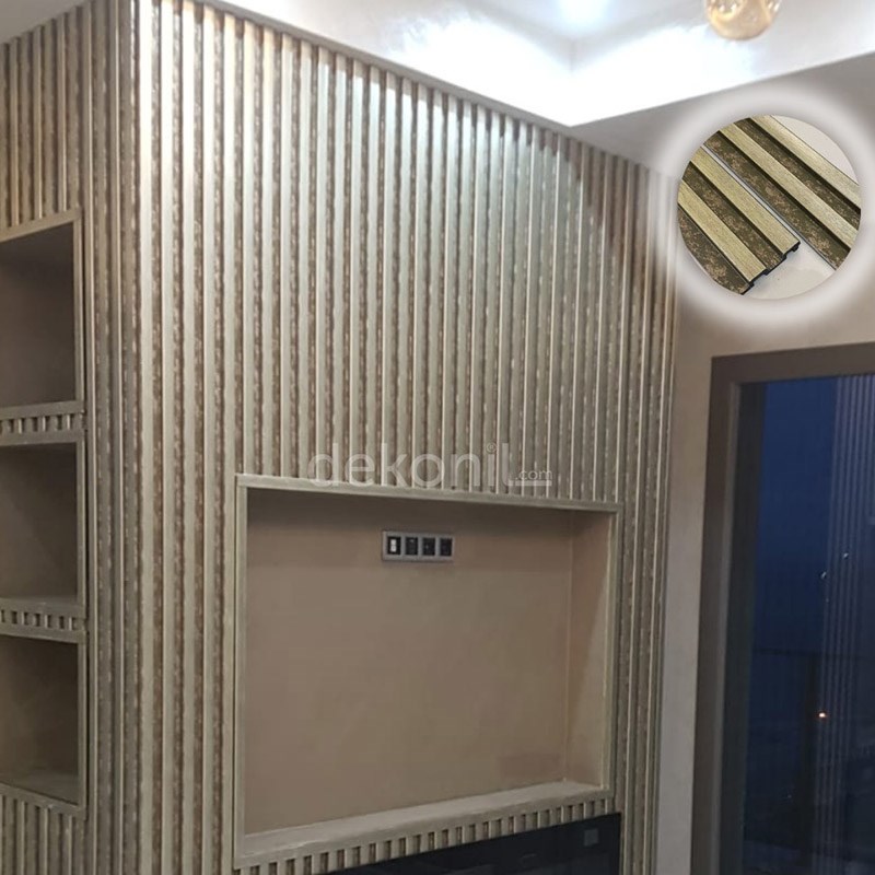 Antik Gümüş Duvar ve Tavan Lambri 12cm