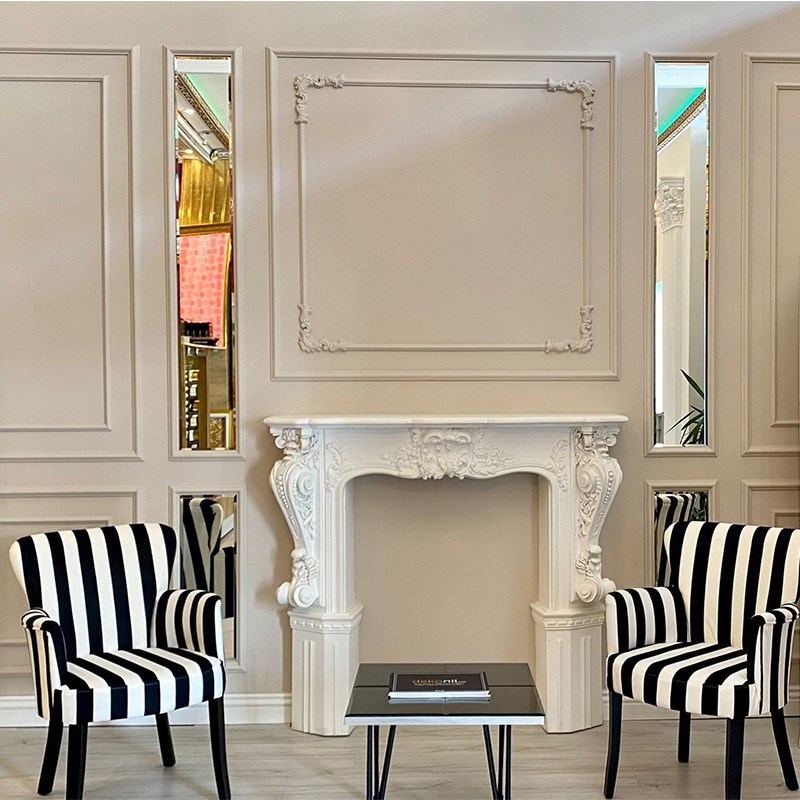 Decorative Polyurethane Paintable Fireplace