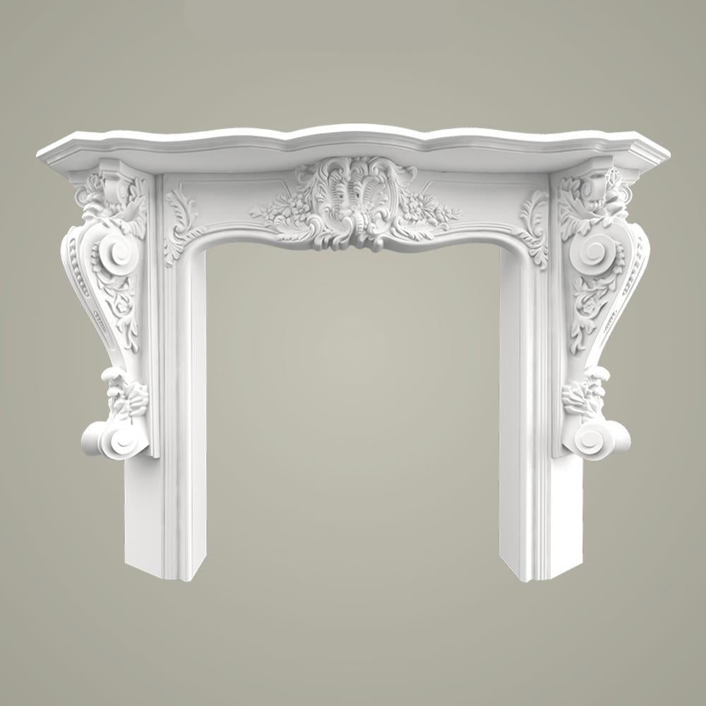 Decorative Polyurethane Paintable Fireplace