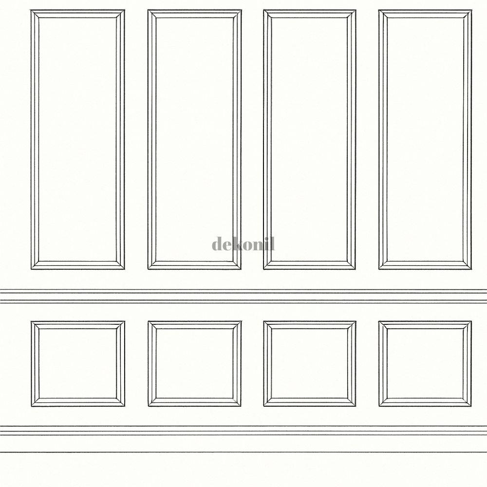 Destan 4cm Boyanabilir Bordürlü  Hazır Kesilmiş Duvar Çıtası Paketi 6lı