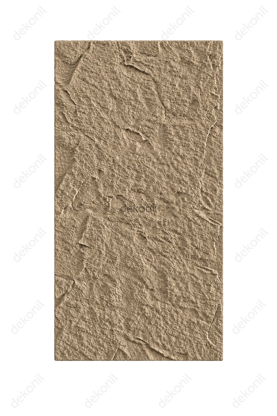 Doğaltaş Görünümlü 3D Poliüretan Kaya Duvar Paneli 60*120*1,6 cm