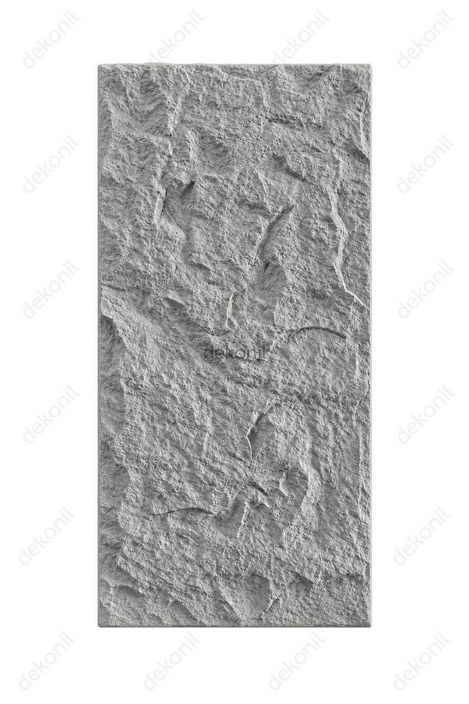 Doğaltaş Görünümlü 3D Poliüretan Kaya Duvar Paneli 60*120*3 cm