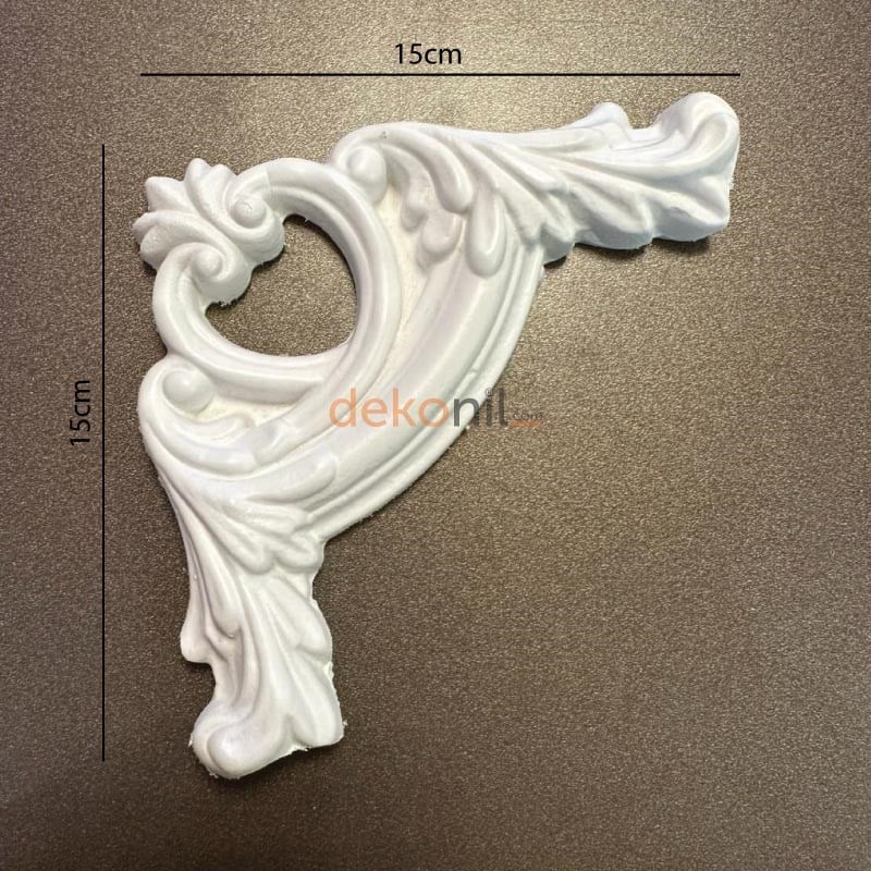 Eagle Poliüretan Boyanabilir 2.5cm Çıta Geçmeli Köşe Motifi