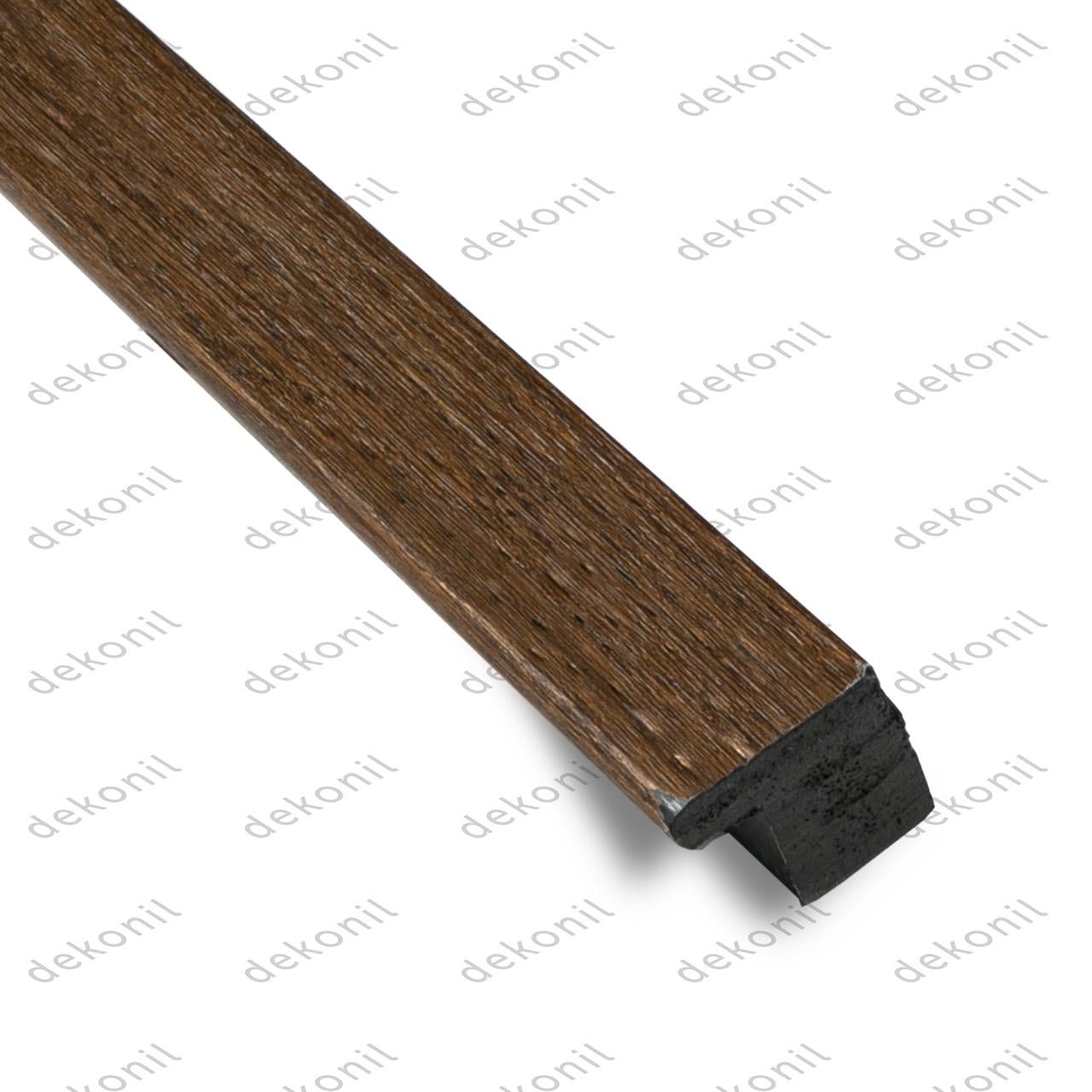 Elegance Ahşap Siyah Lambri Köşe Profili 2,4cm