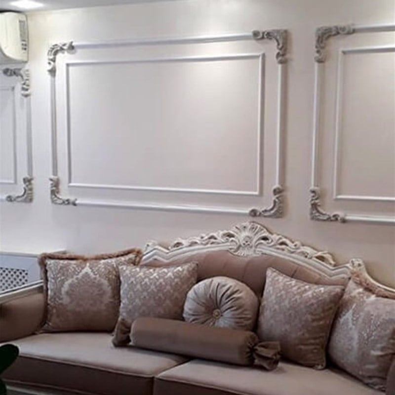 Elmas Poliüretan Boyanabilir 2,5cm Çıta Geçmeli Köşe Motifi