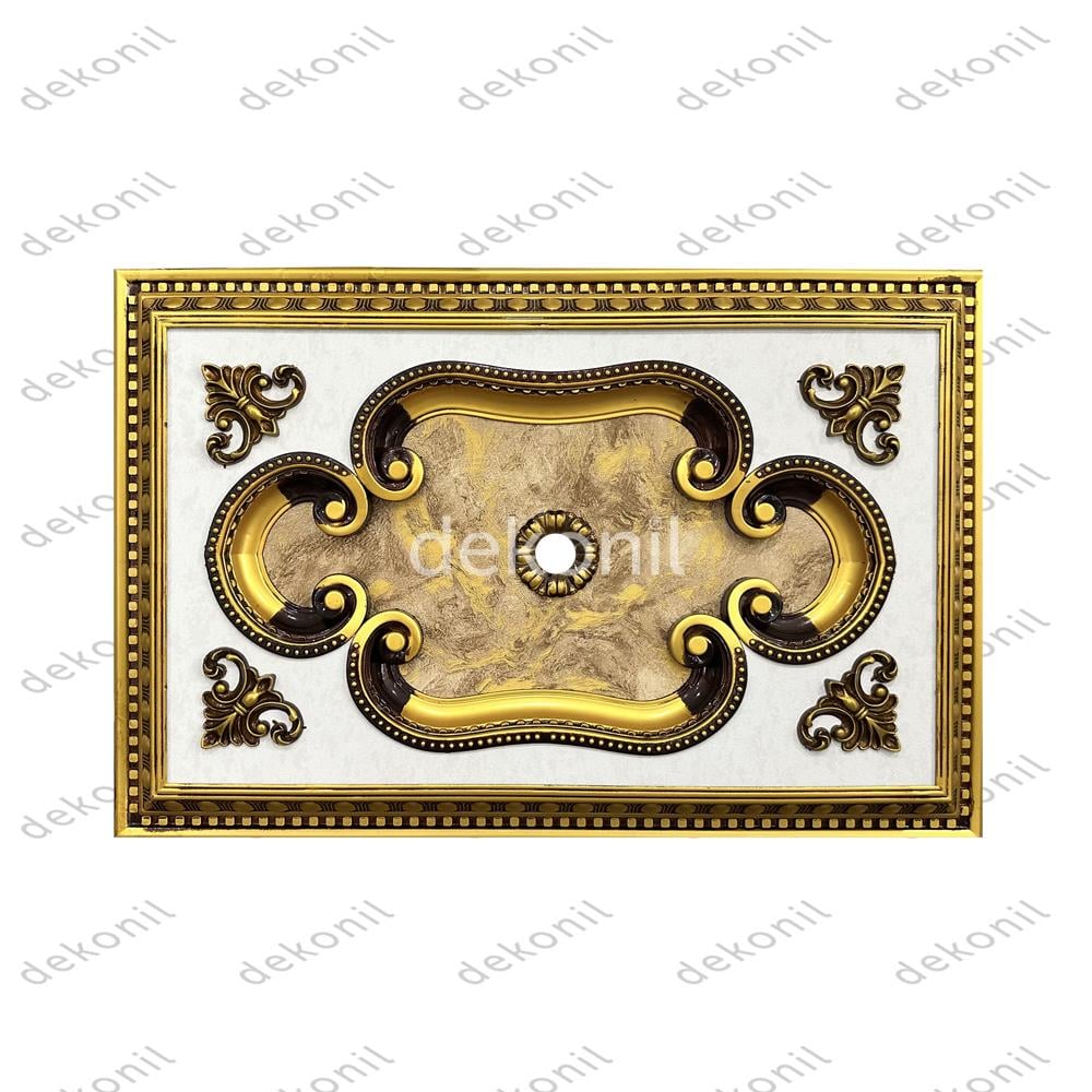 Eskitme Dikdörtgen Saray Tavan 60*90 cm