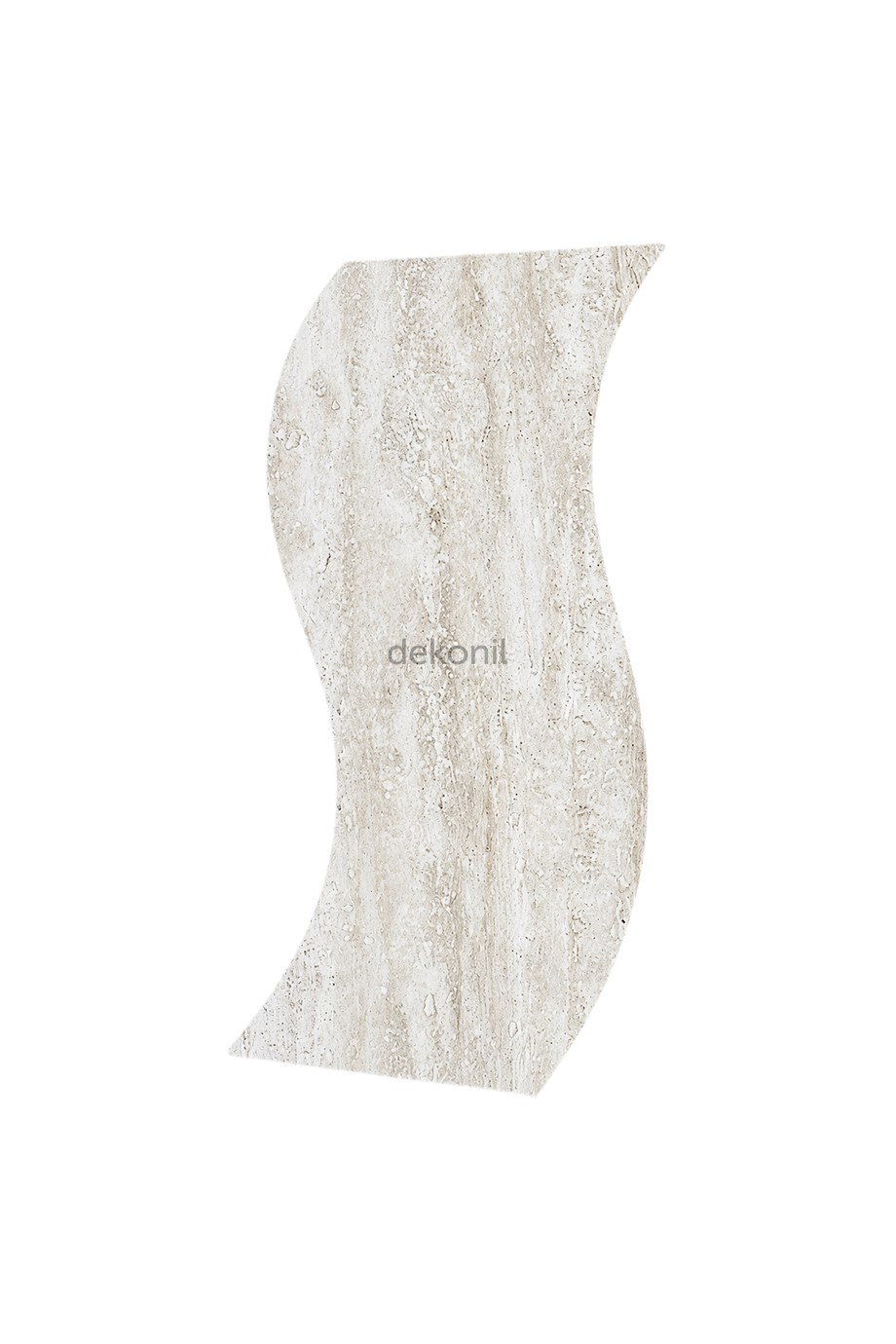 Fildişi Traverten Desenli Flexinil Stone İnce Esnek Doğal Taş Panel 50*100 cm