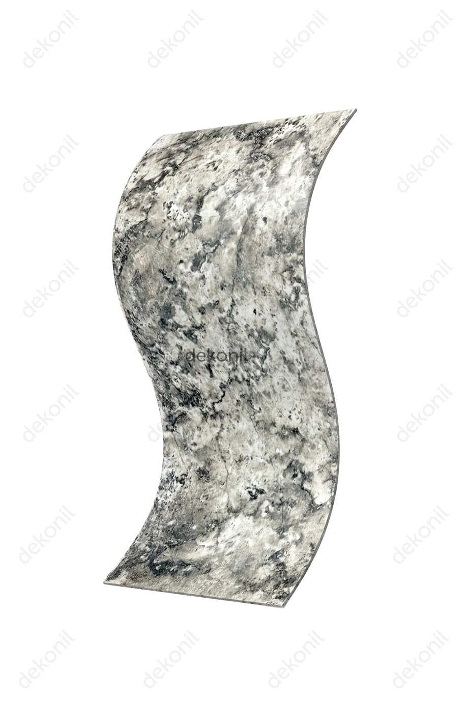 Fırtına Gri Mermer Flex Stone İnce Esnek Doğal Taş Panel 60*120 cm