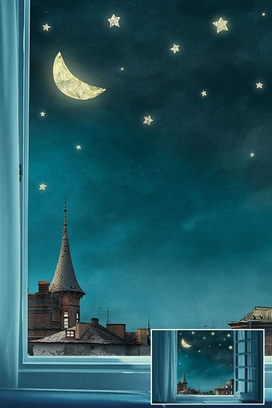 Sky Pattern Textile Based Personalized Print Wallpaper