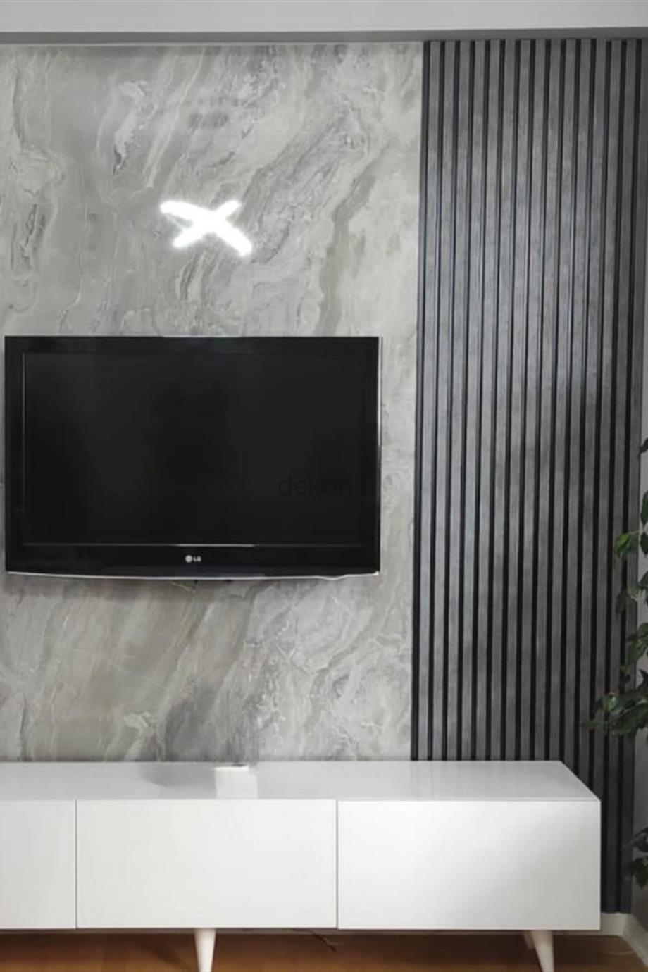 Gray Wall and Ceiling Paneling 11,5 cm 11,5cm