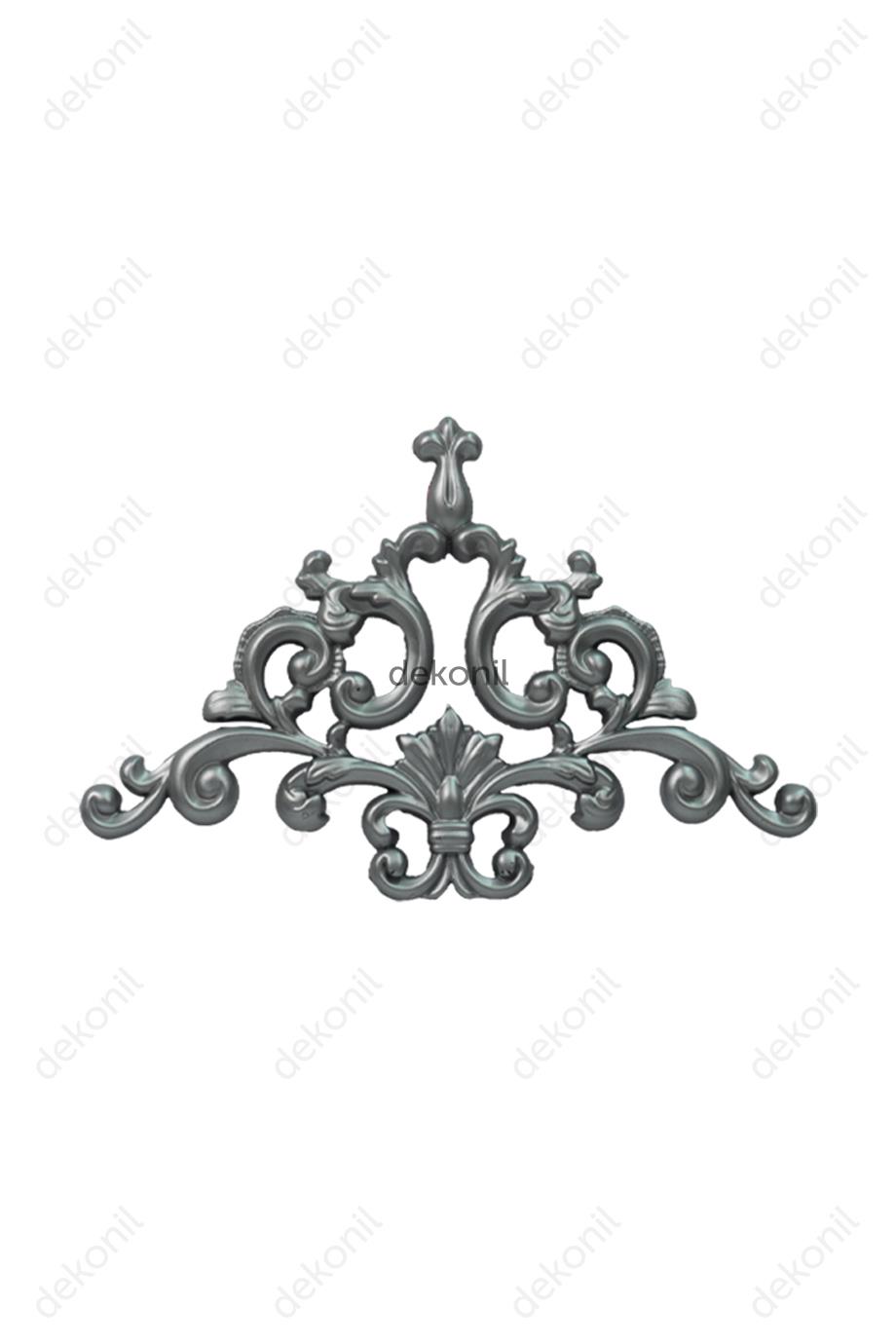 Gümüş D19 Saray Tavan Köşe Motif 41*26 cm