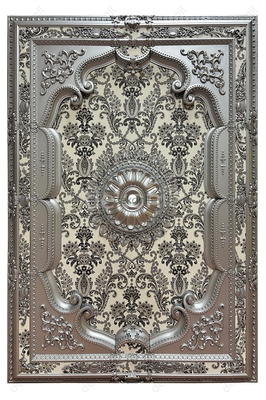 Gümüş Dikdörtgen Saray Tavan 140*200 cm
