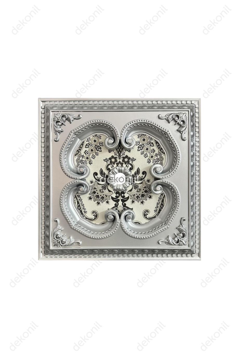Gümüş Kare Saray Tavan 60*60 cm