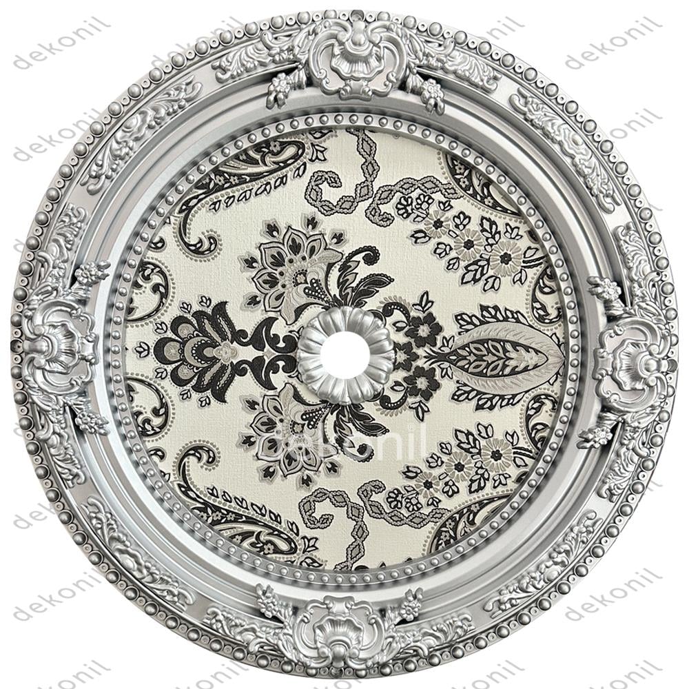 Gümüş Oval Saray Tavan 60 cm