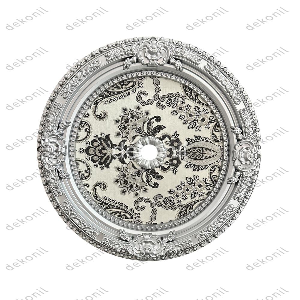 Gümüş Oval Saray Tavan 60 cm