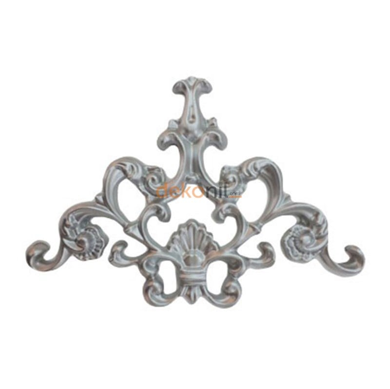 زخرفة زاوية سقف قصر فضي 27*18 سم