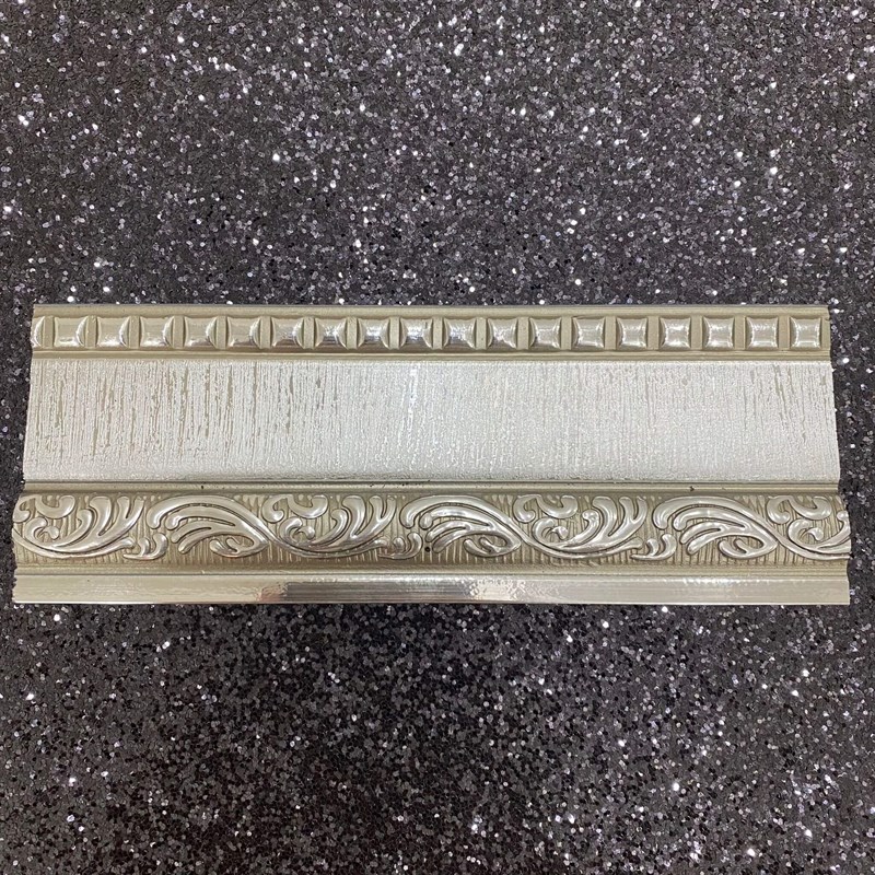 Gümüş Sarmaşık İşlemeli Bordür-Süpürgelik 7cm