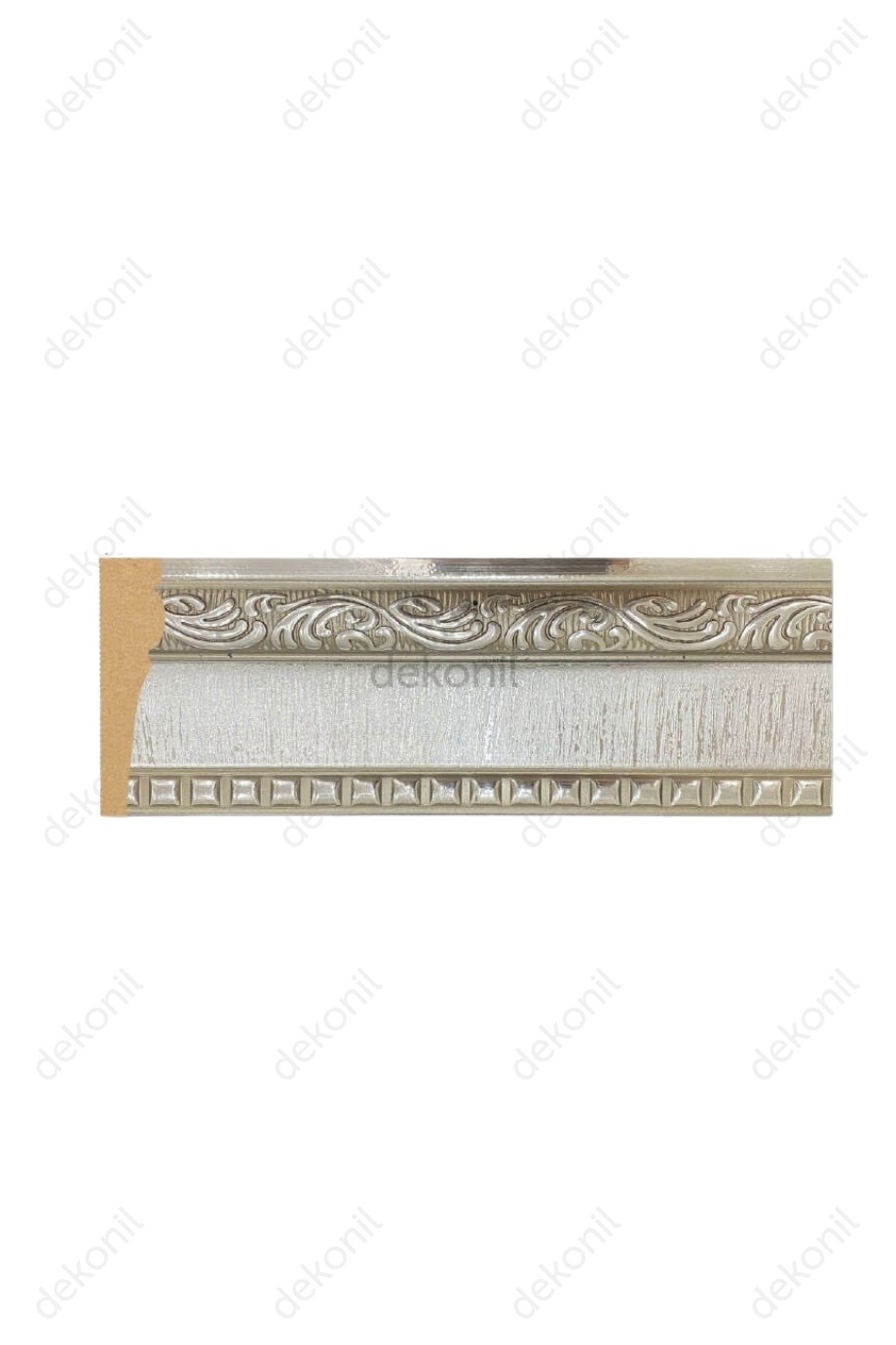 Gümüş Sarmaşık İşlemeli Bordür-Süpürgelik 7cm