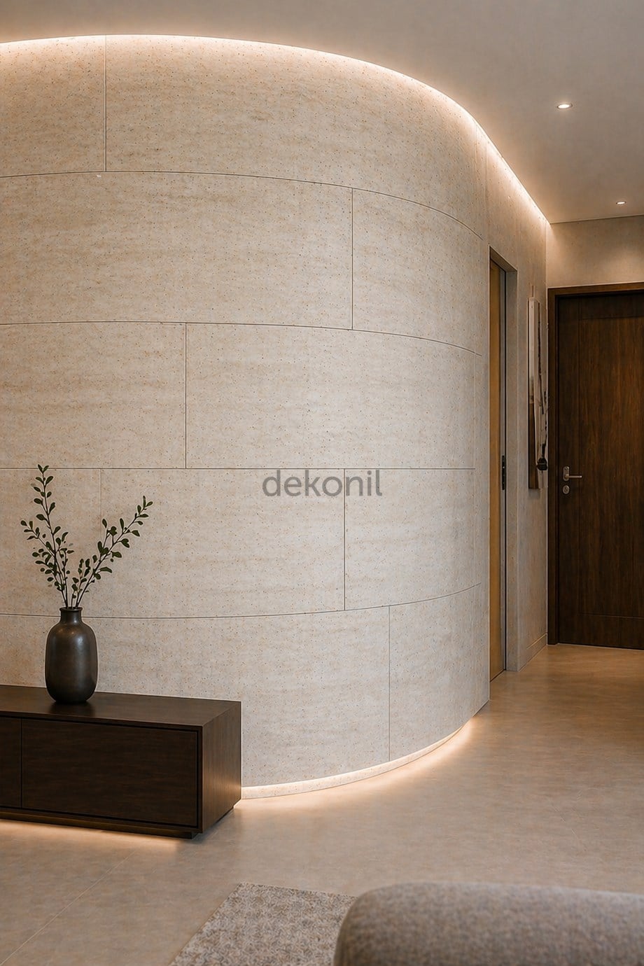 Harmony Bej Traverten Flex Stone İnce Esnek Doğal Taş Panel 60*120 cm