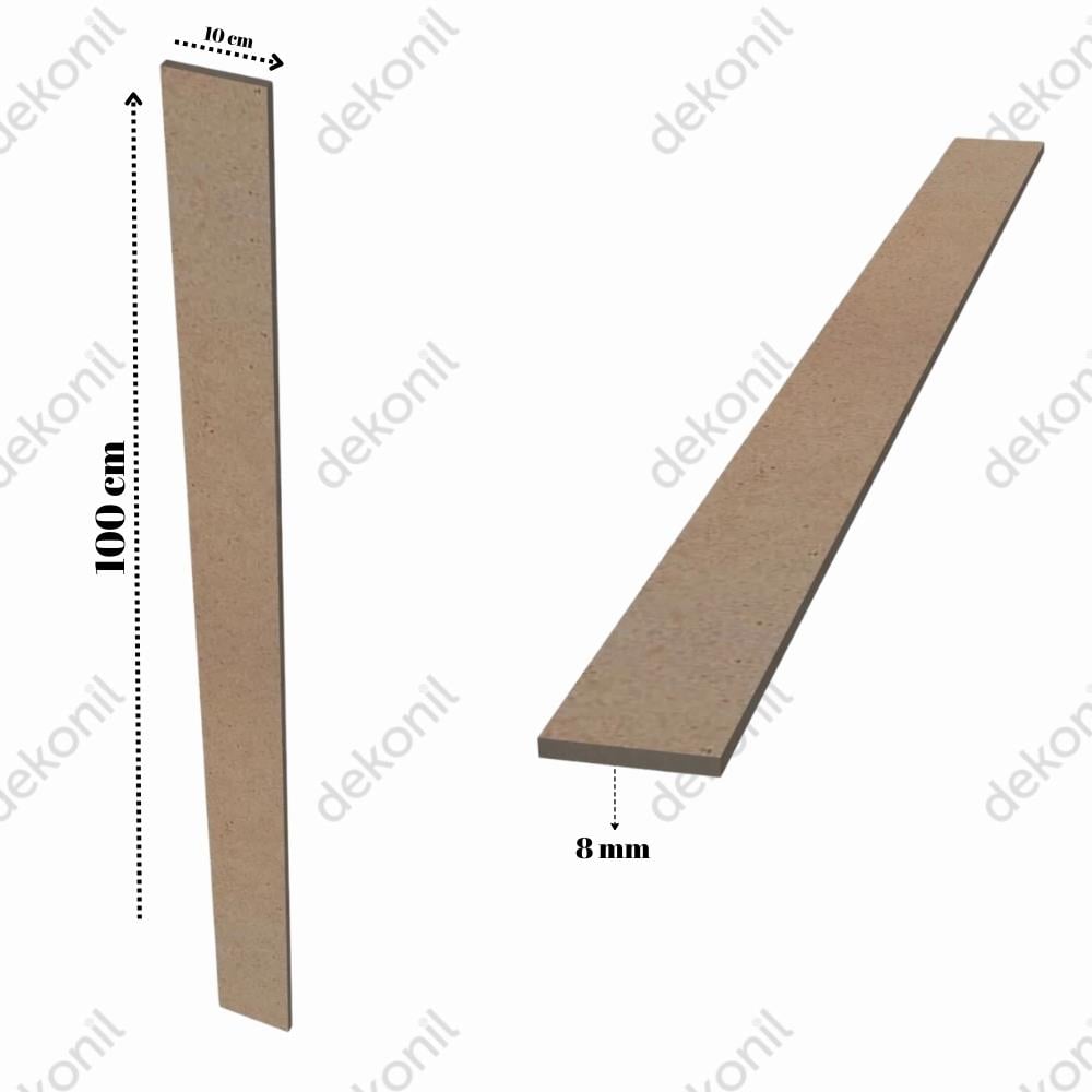 İskandinav Duvar Çıtası MDF 10*100 cm