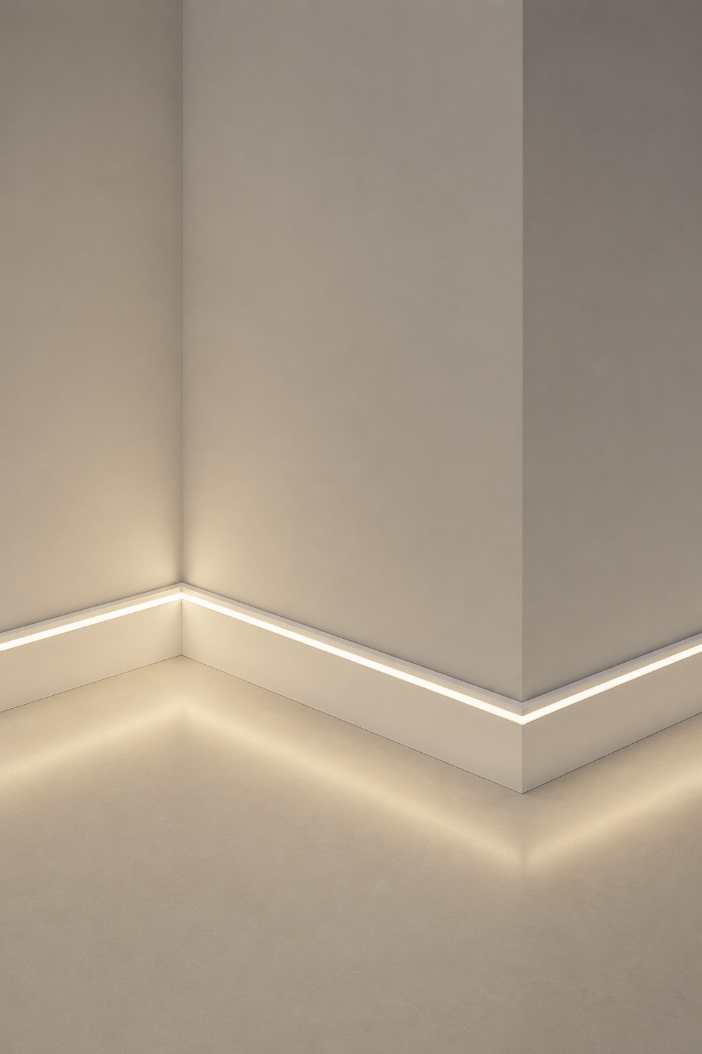 İstanbul 10 cm Ledli Boyanabilir Süpürgelik