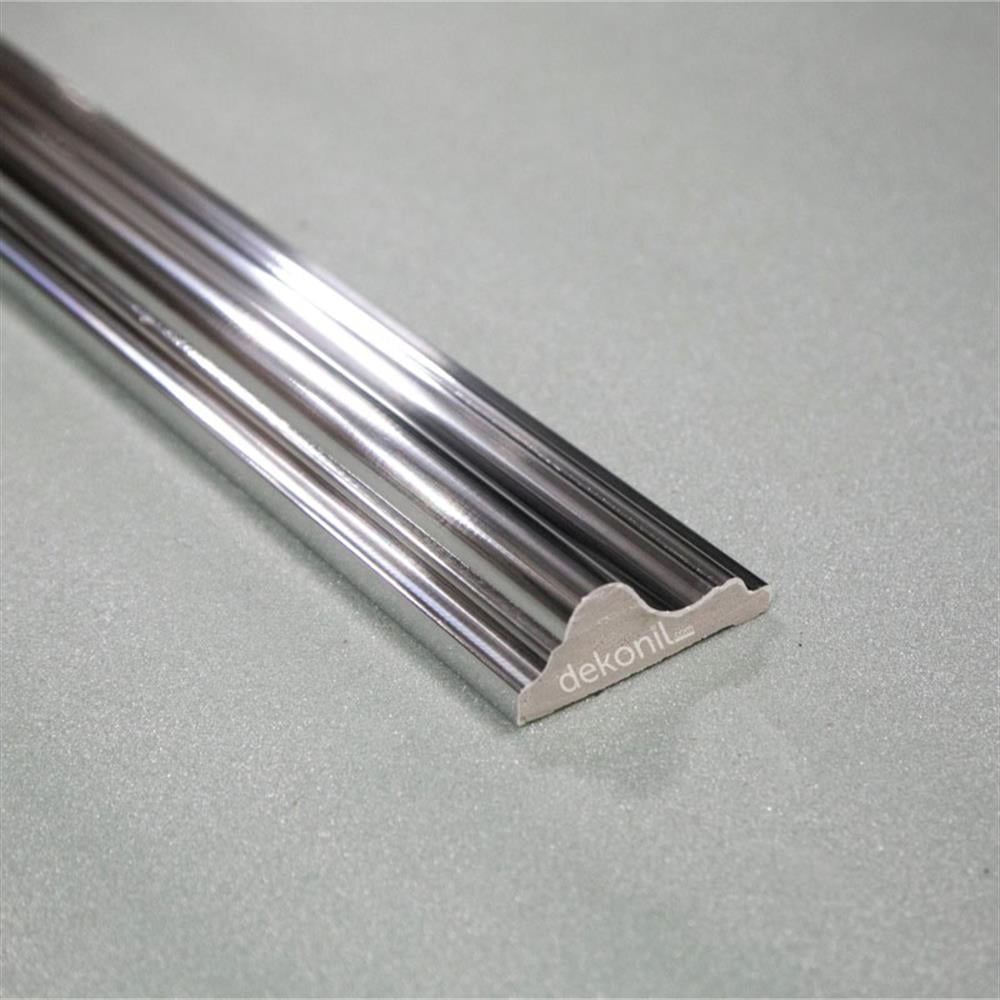 Kanuni Varaklı Silver Duvar Bordürü 6cm