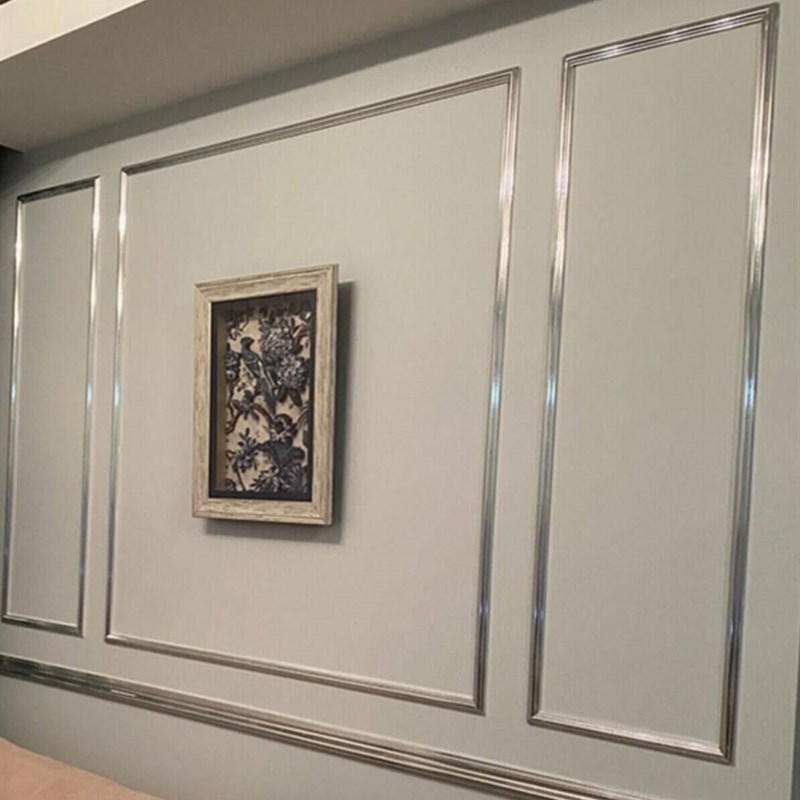 Kanuni Decorative Wall Border Silver 6cm