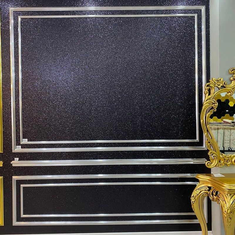 Kanuni Decorative Wall Laths Silver 2,5cm