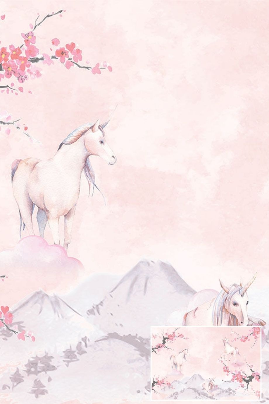 Textile Based Personalized Printing Wallpaper for Girls Room