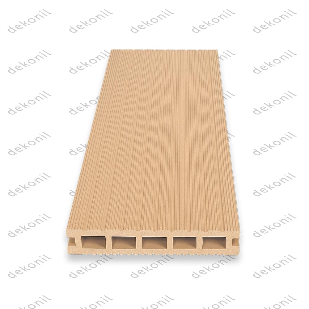 Composite Deck Flooring Brown 5-Channel.
